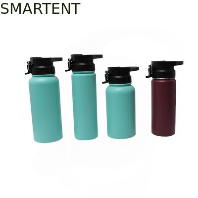Flip-top Lid Outdoor Activity Customized 304 Stainless Steel Large Mouth Multi-Capacity Vacuum Insulated Flask Green Thermoses Workout Water Bottle Outdoor Enthusiasts supplier