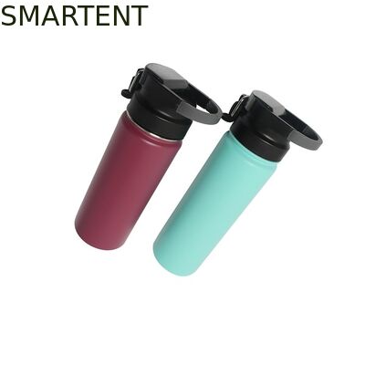 Flip-top Lid Outdoor Activity Customized 304 Stainless Steel Large Mouth Multi-Capacity Vacuum Insulated Flask Green Thermoses Workout Water Bottle Outdoor Enthusiasts supplier