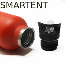 Customized Multi-Capacity Painting Yellow Color 304 Stainless Steel Outdoor American Style Wide Mouth Insulated Workout Water Bottles With Carrying Handle supplier