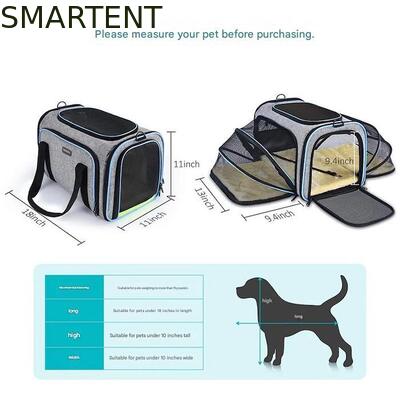 Dogs Cats and Rabbits Cute Pet Supplies Playful Style Chew Play Sleep Functions Gray Cationic Polyester Multi-Purpose Outdoor Travel Carry HandBag supplier