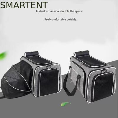 Dogs Cats and Rabbits Cute Pet Supplies Playful Style Chew Play Sleep Functions Gray Cationic Polyester Multi-Purpose Outdoor Travel Carry HandBag supplier