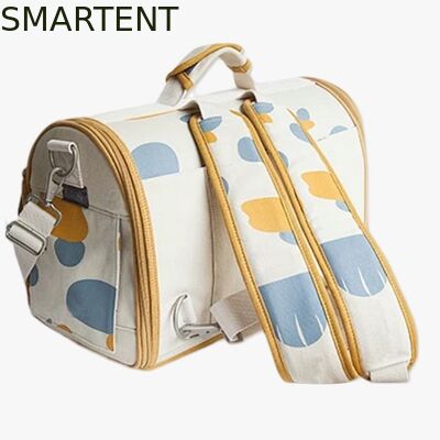 42*22*26cm Modern Fashion Large Capacity Convenient Breathable Oxford Comfortable Pet Carrier Outing Backpack For Daily supplier