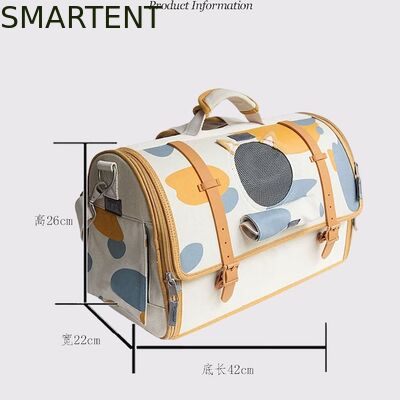 42*22*26cm Modern Fashion Large Capacity Convenient Breathable Oxford Comfortable Pet Carrier Outing Backpack For Daily supplier