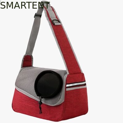 36*19*12CM Unisex Durable Washable Non toxic Lovely Durability Gray Oxford Pet Outing Shoulder Bag supplier
