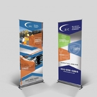 Best Seller Outdoor Advertising Flag Aluminum Stand Seasonal Retractable Display Promotional PVC Roll Up Banner supplier