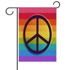 100D Polyester Heat Transfer Custom Beach Flags Rainbow Gay Pride Garden Banner supplier