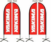 Swooper Beach Teardrop Flags And Banners Custom Teardrop Banners Sublimation supplier