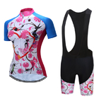 Outdoor Womens Cycling Clothing Bike Cycling Accessories Cool Dry Bike Jersey Suits supplier