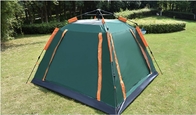 Water Resistant Outdoor Camping Tents PU2000MM 210T Polyester Tent Green supplier