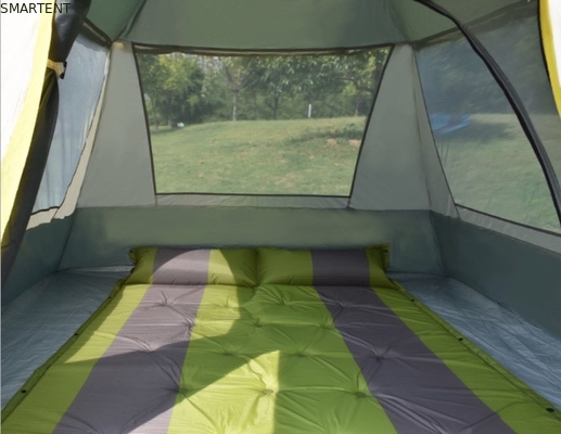 210*210*145CM Grey Waterproof Coated 190T Polyester Automatic Outdoor Camping Tents Pop Up Sun Shade Tent Silver PU2000MM supplier