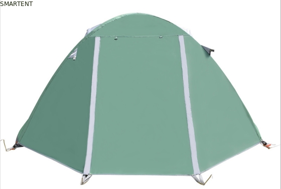 150*210*120cm Waterproof Orange 210D Polyester Ripstop Coated PU3500+ Outdoor Camping Tents Fit For 2~3 People supplier