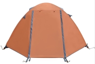 Outdoor Camping Shower Tent 210*180*130cm Orange Color 210D Polyester Ripstop PU2000mm Coated Suitable For Snowfield supplier