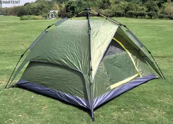210*210*135cm Automatic Fibreglass Pole Waterproof PU2000mm Coated Green 190T Polyester Rainproof Outdoor Camping Tents supplier