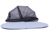 Fashion Lightweight Foldable Ventilation Top Quality Nylon Mesh Cozy Pet Tent Black Color 40*41*82cm supplier