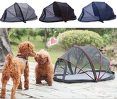 Ventilation Nylon Mesh Cozy Waterproof Dog Tent Black Cute Pet Supplies 40X41X82cm supplier