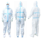 White Bonded Fabric Disposable Isolation Coveralls Isolation Suit CE FDA supplier