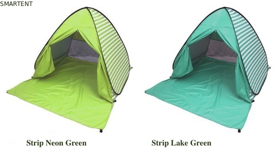 Outdoor Camping Tents Automatic Pop Up Beach Tent Plus Size Silver Coated 190T Polyester 165*200*130cm Sunproof With UV 50 supplier