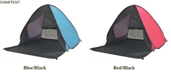 Outdoor Camping Tents Automatic Pop Up Beach Tent Plus Size Silver Coated 190T Polyester 165*200*130cm Sunproof With UV 50 supplier