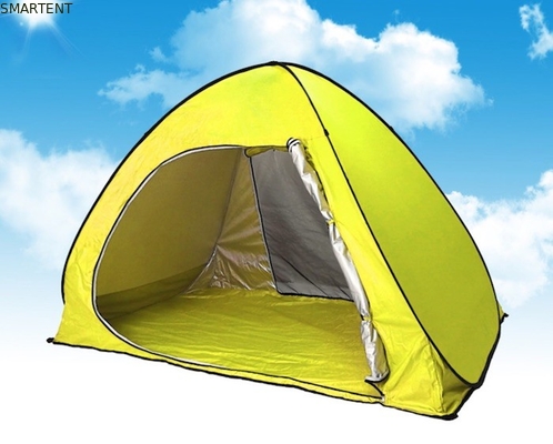 165*200*130cm 2-Person Outdoor Camping Tent Blue Waterproof UV Resistant 190T Pop Up Shelter supplier