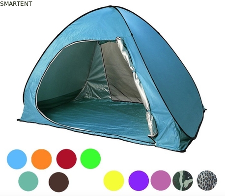 165*200*130cm 2-Person Outdoor Camping Tent Blue Waterproof UV Resistant 190T Pop Up Shelter supplier