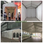 Outdoor Custom Design Modern Fashion White Color Fire Resistant PVC Party Tent Large Size Wedding Cabin H6*W7*L50Mt supplier