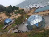 Outdoor Modern Custom Design Luxurious Aluminum Frame Ball Tent Glass Dome Star Canopy Diameter 3M supplier