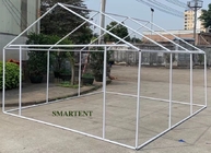 Outdoor Custom Design Removable Disaster Relief Tents Blue Color Oxford Steel Tube Frame Temporary Shelter 3*4M supplier