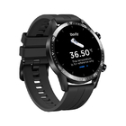 Black Fitness Tracker Device Ip67 Smartwatch For Swimming And Cycling supplier