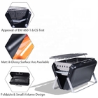 Newest Modern Suitcase Design Painted Steel Camping Barbecue Grill Lightweight Foldable Eco Friendly Portable Oven supplier