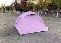 Outdoor Camping Pink Color PU3000mm Waterproof Coated 190T Polyester inflatable Pole Tent supplier