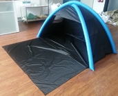 Outdoor Modern Custom Black Color Waterproof Coated Polyester 190T Inflatable Beach Tent supplier