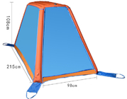 Blue 190T Polyester TPU Air Pop Up Tent Air Pole One Man Blow Up Dome Tent supplier