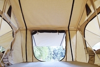 Beige 3 Person Rooftop Tent 143X310X126CM Cotton Canvas Auto Rooftop Tent supplier
