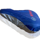 Custom Standard 24.5*26CM Blue Waterproof Polyester Reflective Bicycle Seat Cover supplier
