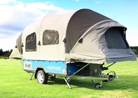 6X2X1M Outdoor Roof Top Tent Polyester Canvas Inflatable TPU Tube Frame Camper Trailer Tent supplier