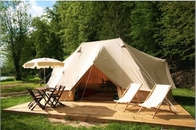 400*600*300CM Beige Color Cotton Canvas Single Layer Camper Emperor Bell Tent supplier