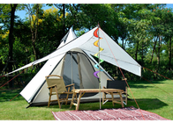 Outdoor Custom White Color Cotton Canvas 320*260*200CM Camping Indian Teepee Yurt Tent supplier