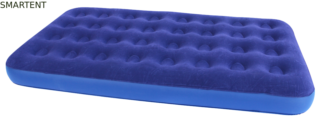 Professional Child / Adult Flocked Air Bed , Single Inflatable Air Mattress supplier