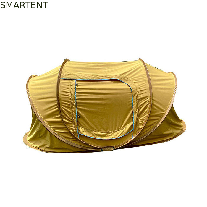 Durable Outdoor Pop Up Camping Tents for 2-3 People Waterproof PU Coated Cotton Canvas 3000x150x100CM supplier