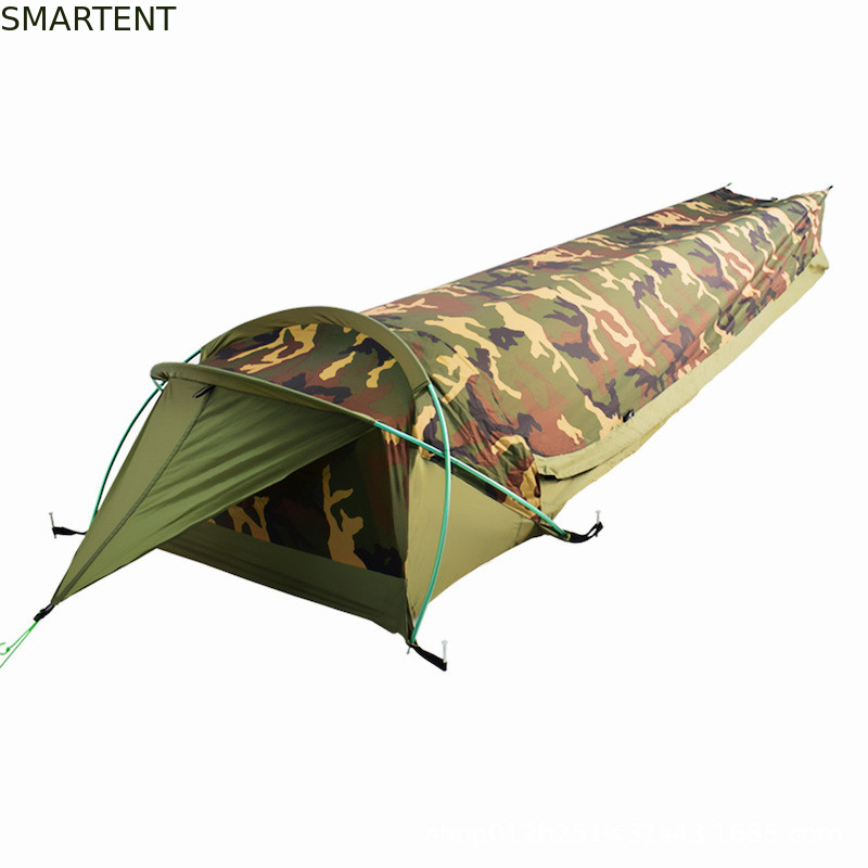 Portable Single Camo Blvy Double Tunnel Tent Outdoor Camping Equipment supplier