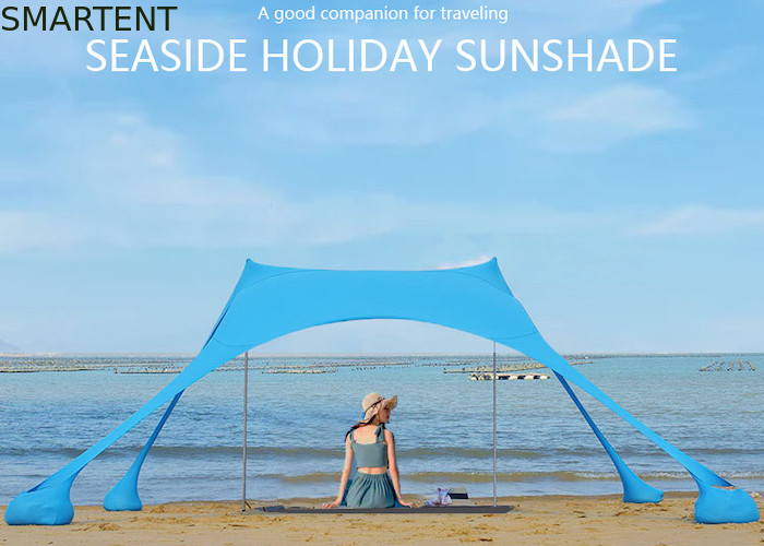 Custom Polyester Beach Awning Outdoor Camping Tents 210 X 150 X 170CM supplier