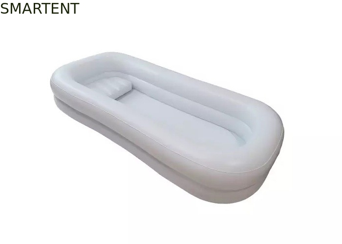 Portable White Color PVC Inflatable Pool Medical Bathtub 220x100x38CM supplier
