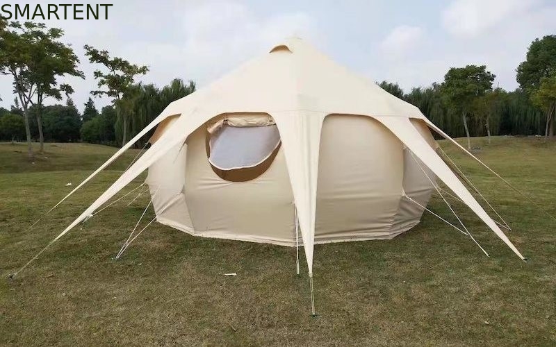 285G Outdoor Camping  Tent Waterproof PU3000MM Cotton Glamping Canopy supplier