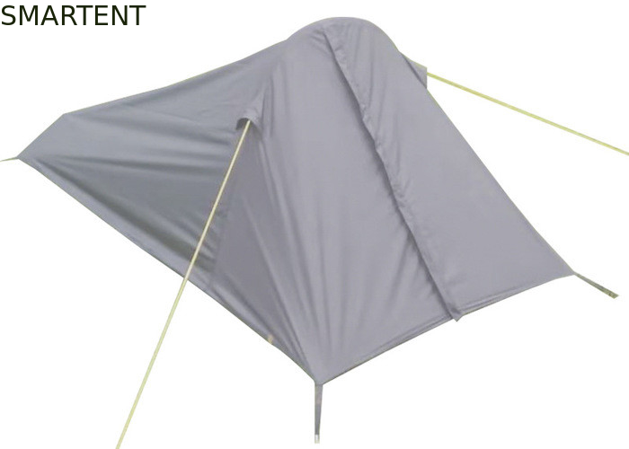PU Coated 190T Polyester Double Layer Outdoor Camping Tents 1-Person Waterproof Black supplier