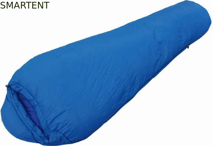 210*72CM 190T Polyester Customized Logo Mummy Mountain Sleeping Bags For Cold Weather supplier