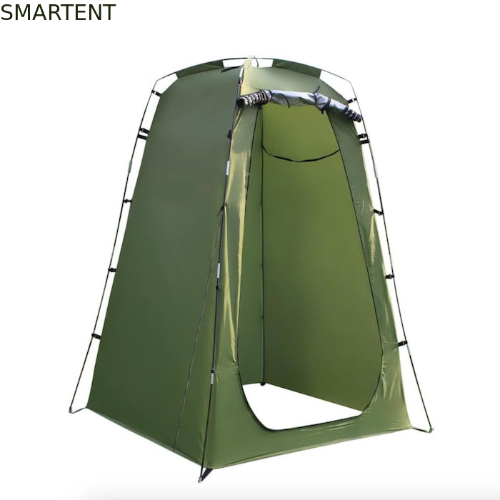 120*120*180CM Green Color Silver Coated Polyester Pop Up Privacy Tent Waterproof For Camping Beach Outdoor Events supplier
