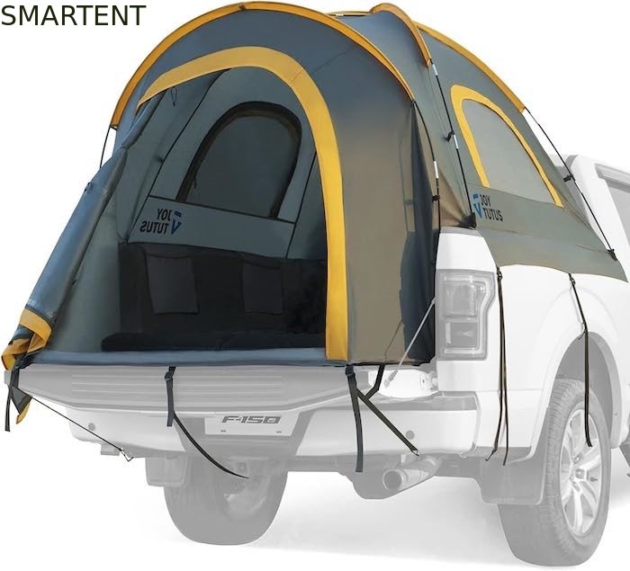 Outdoor 2.17*1.60*1.70M Grey PU2000 Waterproof Polyester 2Person Pickup Camping Tent With Fiberglass Pole supplier