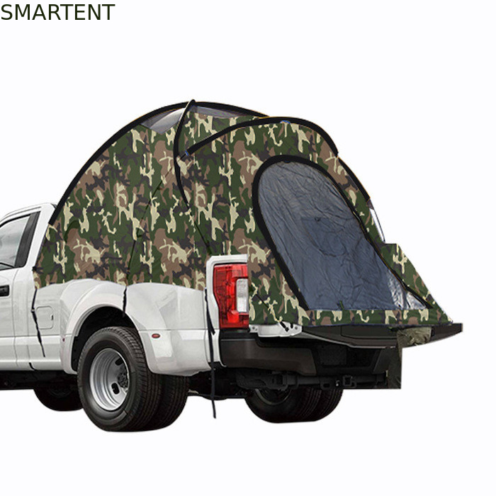 (200+50)*170*170CM All Weather Camouflage Waterproof Polyester 210D Pop Up Pickup Truck Rear Tent For Outdoor Camping supplier