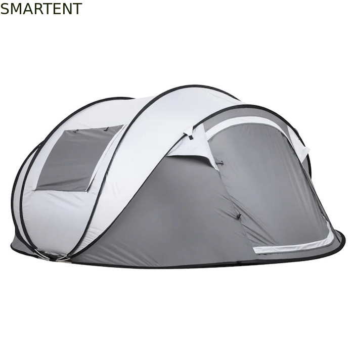 280*200*130CM Grey Waterproof PU2000MM Coated 190T Polyester 4-Season Pop Up Tent Boat With Mesh Windows For Camping supplier