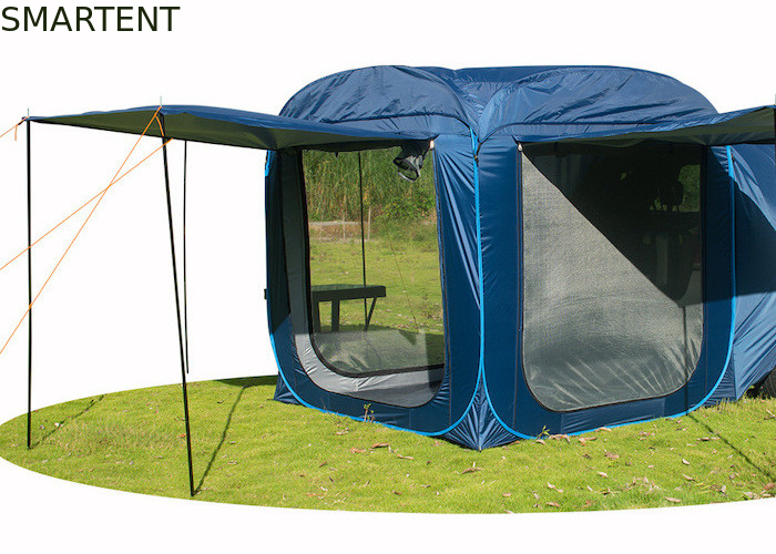 200*200*196CM Outdoor Spacious Waterproof 210T Pop Up Roof Tent With 3 Sides Doors For Quick Set Up supplier